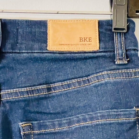 BKE Stretch Flare Jeans Billie Slim Fit High Rise Dark Wash Mariah 26 - Picture 7 of 10